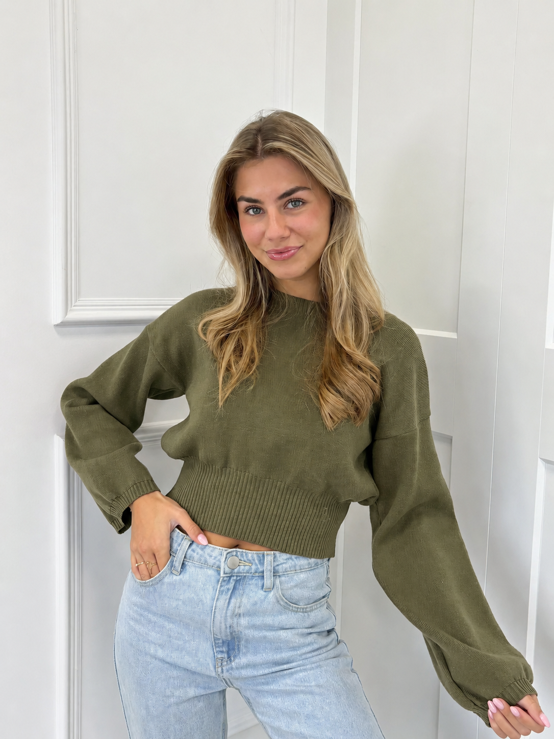Cindy Cropped Sweater
