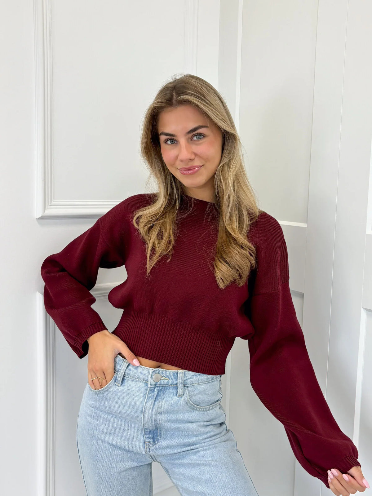 Cindy Cropped Sweater